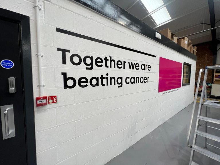 N3 Display Graphics uses Drytac films to decorate Cancer Research UK’s new distribution hub